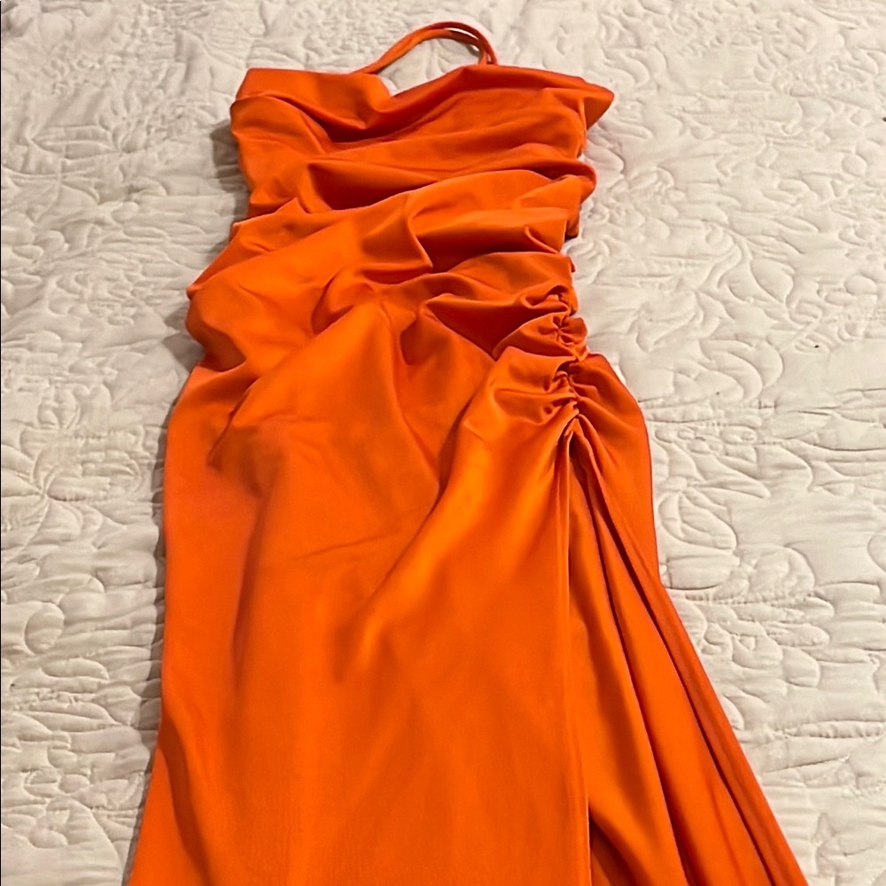 Windsor Radiant Orange Strap Shoulder Dress